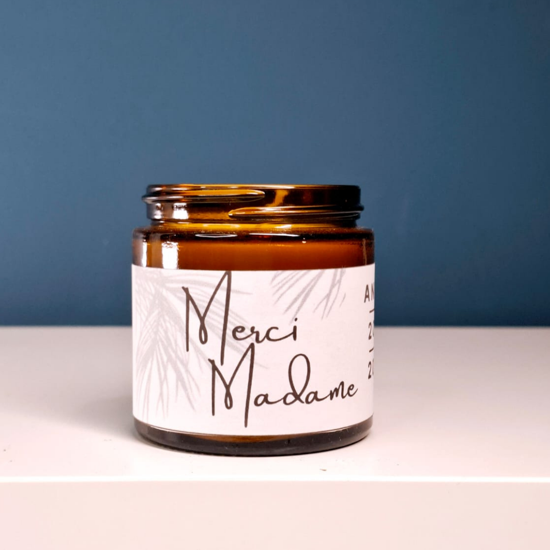 Bougie ''Remerciement fin d'année''