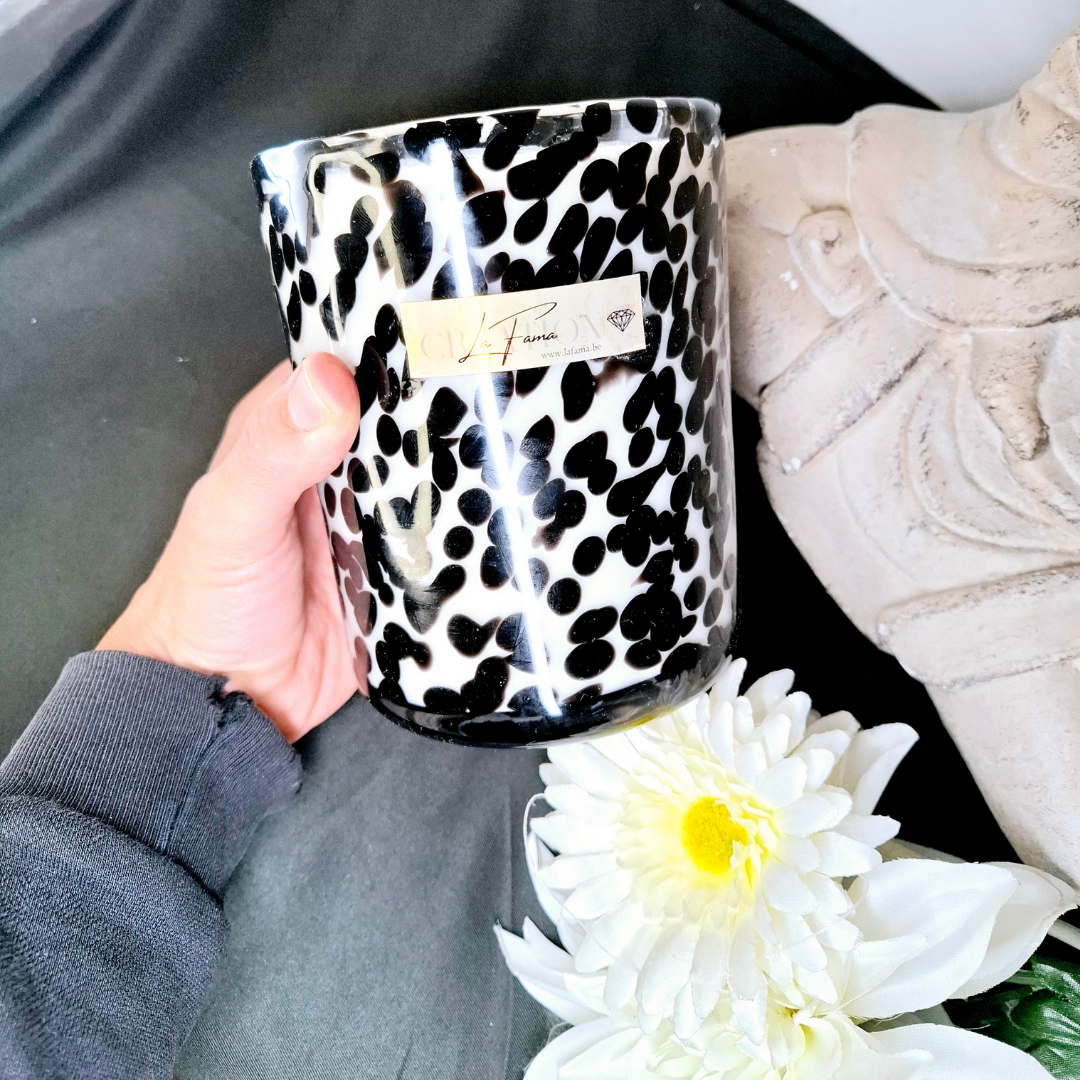 La Dalmatienne Noire - Bougie Xxl parfumée