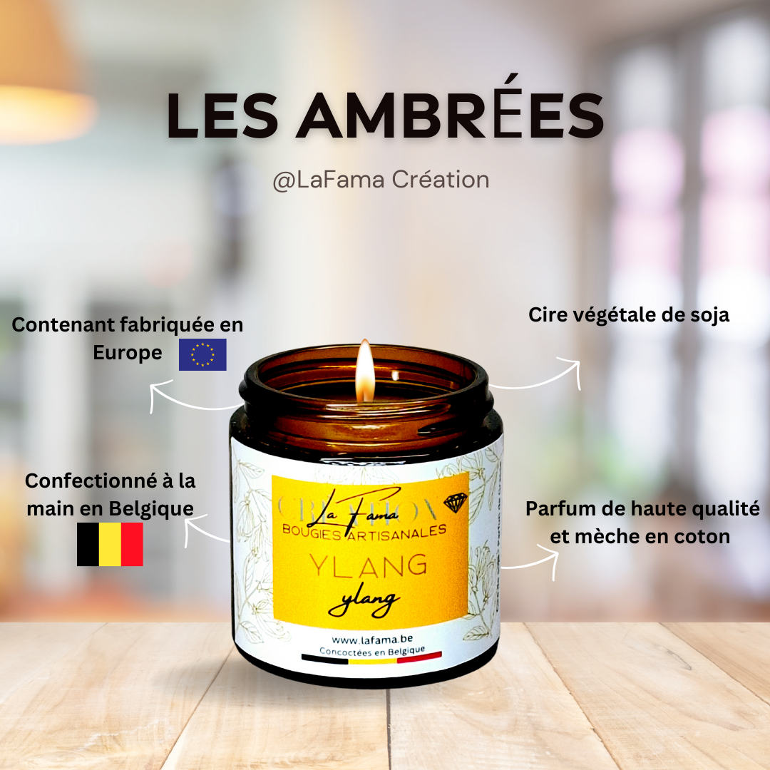 Bougie Ambrée - Patchouli