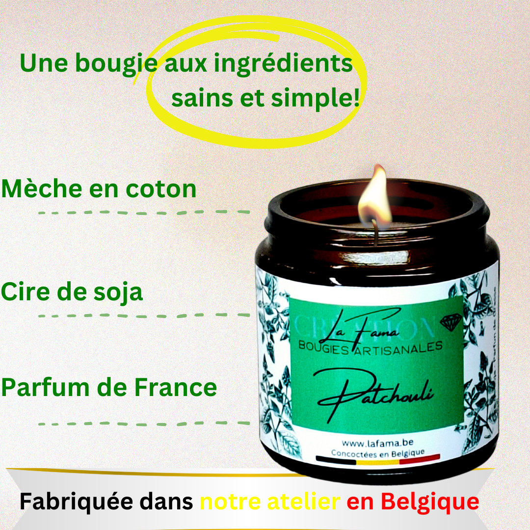 Bougie Ambrée - Patchouli