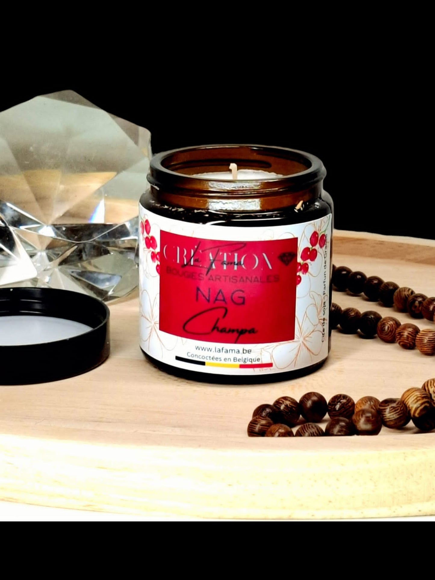 Bougie Ambrée - Nag Champa