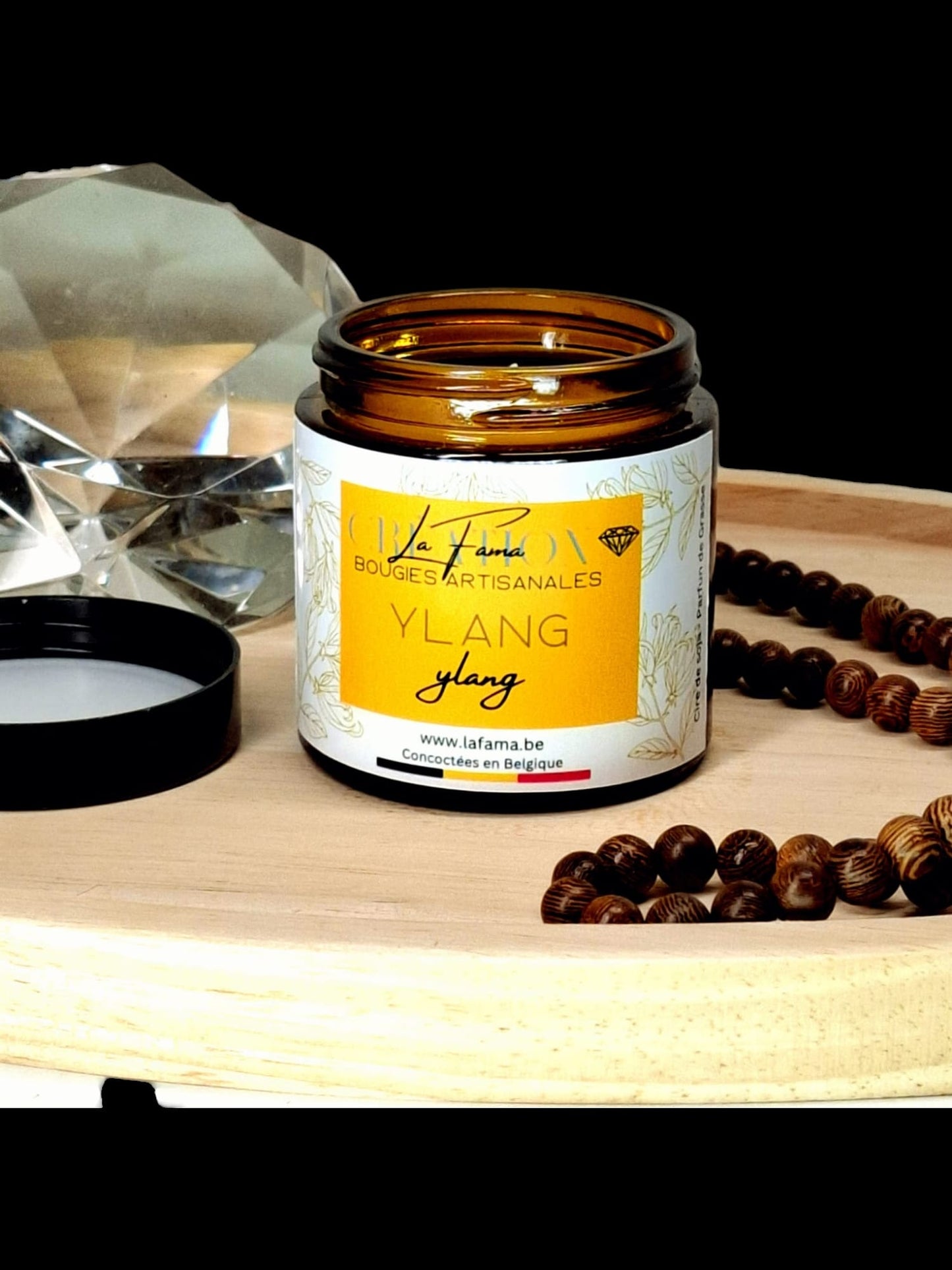 Bougie Ambrée - Ylang Ylang