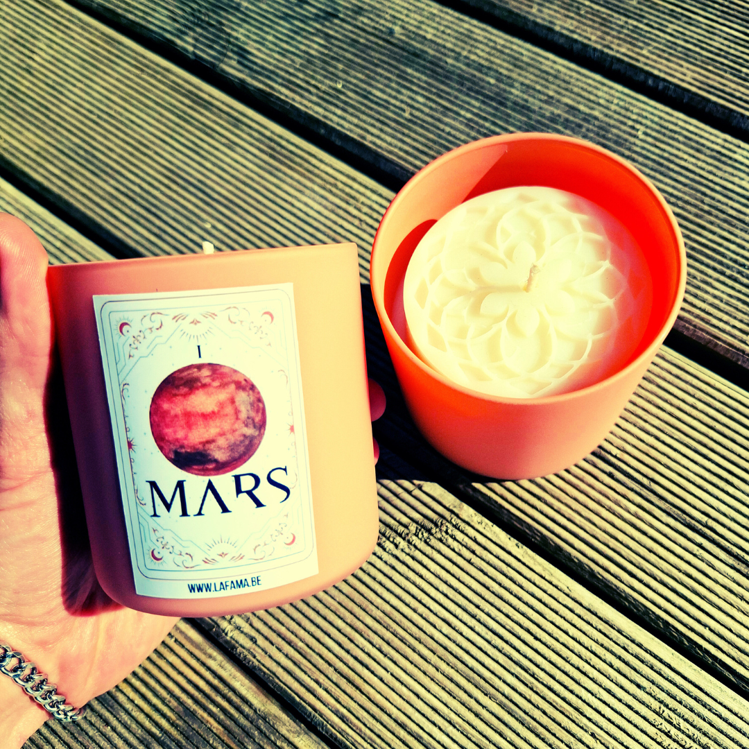 🌕 Bougie Mars – Énergie et Force intérieure 🔥