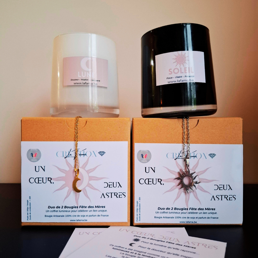🌙☀️ Coffret Duo "Rêveuses Liées" – Maman & Enfant