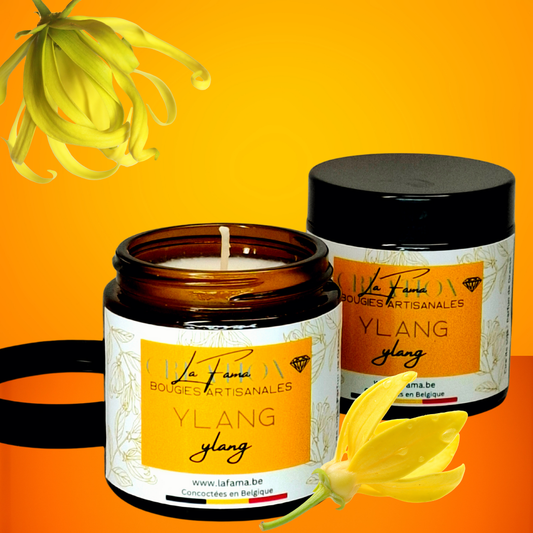 Bougie Ambrée - Ylang Ylang
