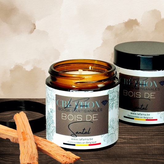 Bougie Ambrée - Bois de Santal