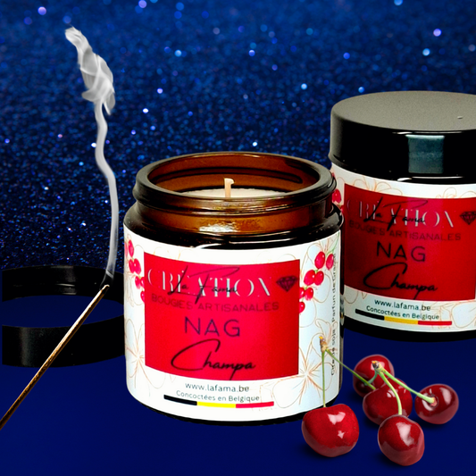 Bougie Ambrée - Nag Champa