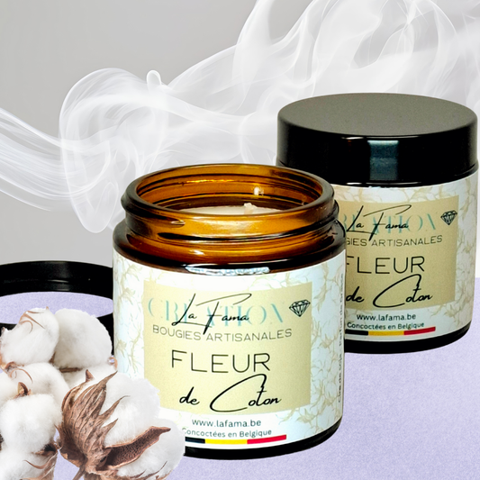 Bougie Ambrée - Fleur de Coton