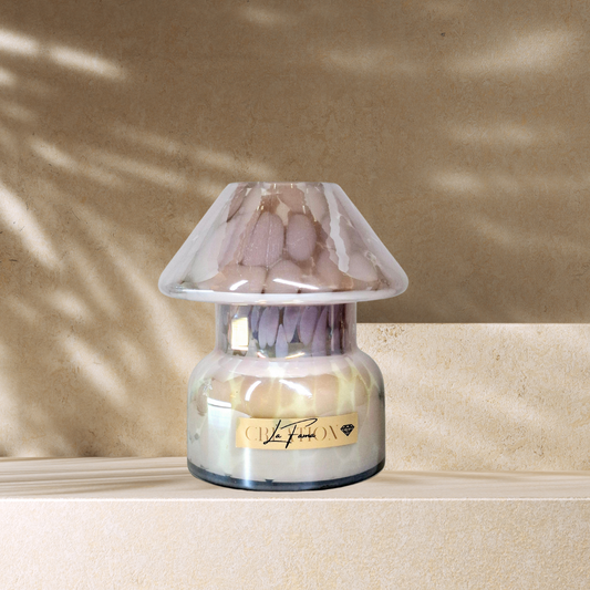 L'Éclaireuse Rose – Bougie Parfumée Rechargeable