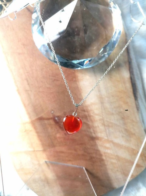 Collier ''Cornaline Rubanée''