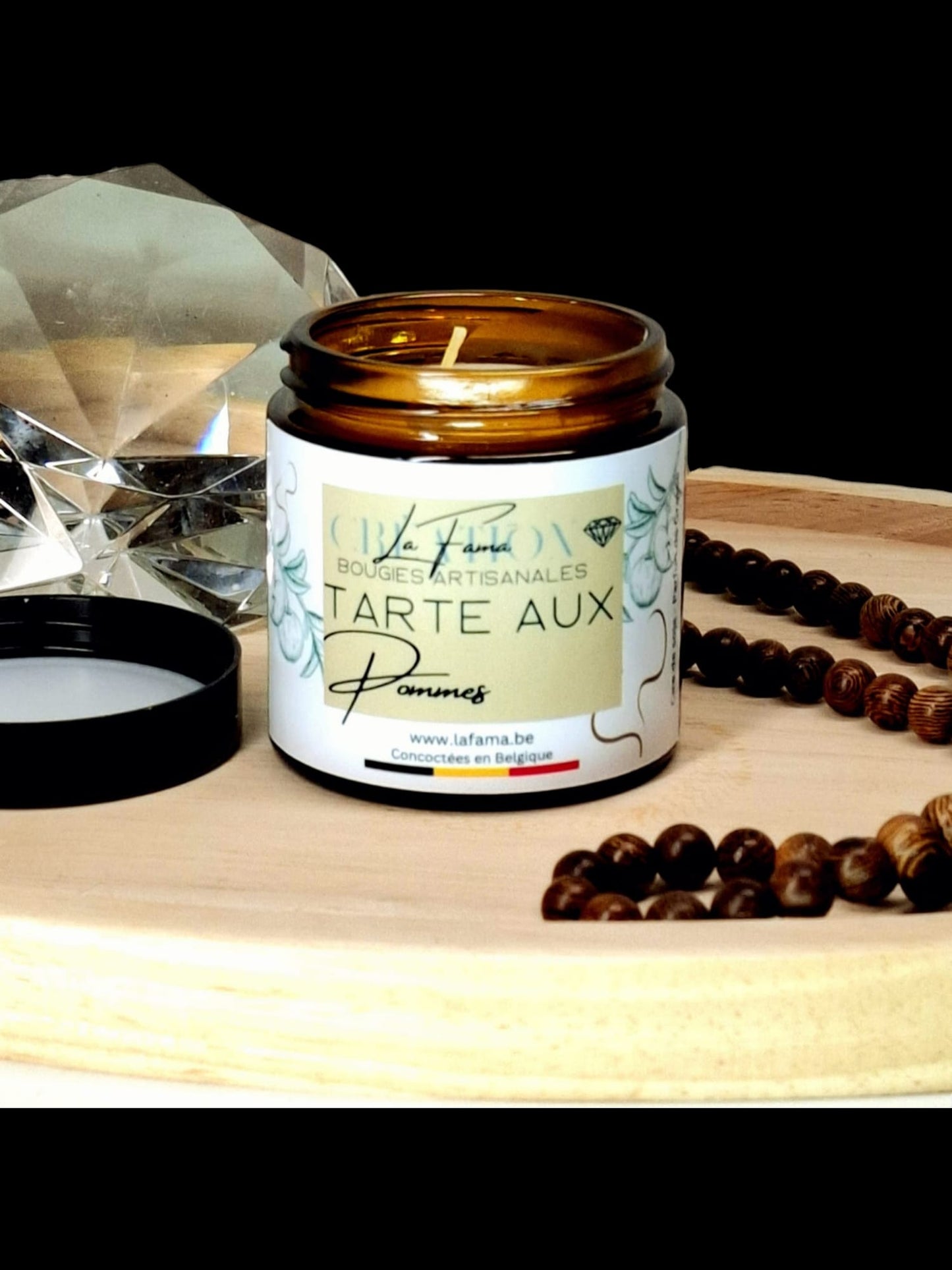 Bougie Ambrée - Tarte aux Pommes