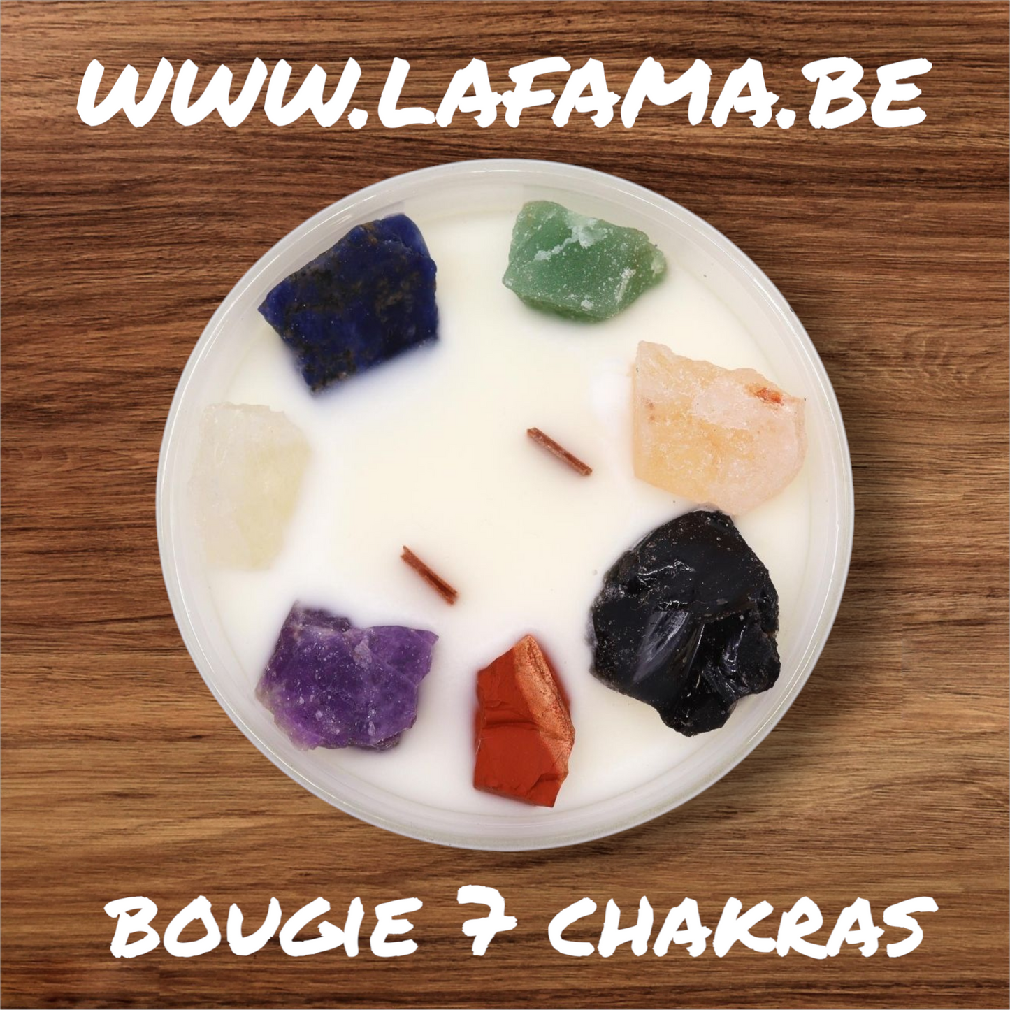 bougie 7 chakras