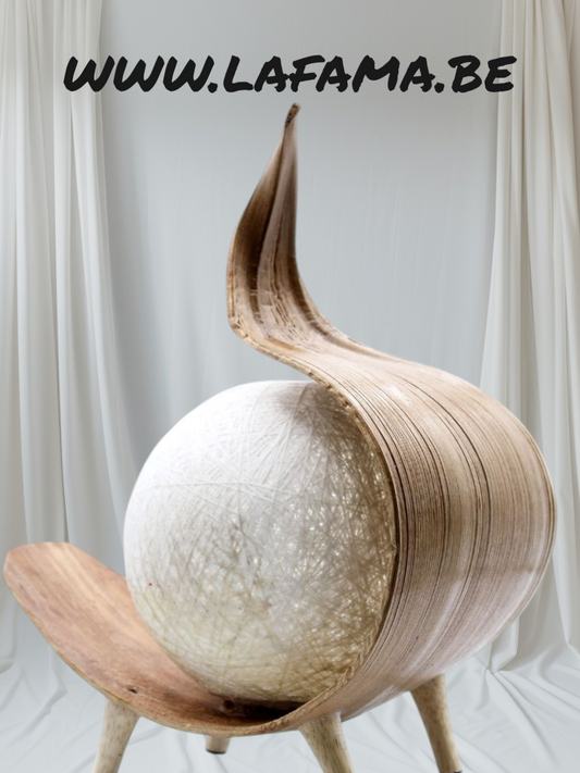 Lampe Naturelle en Noix de Coco